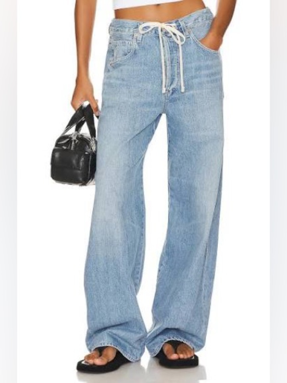 Citizens of Humanity Brynn Drawstring Wideleg Jeans 28